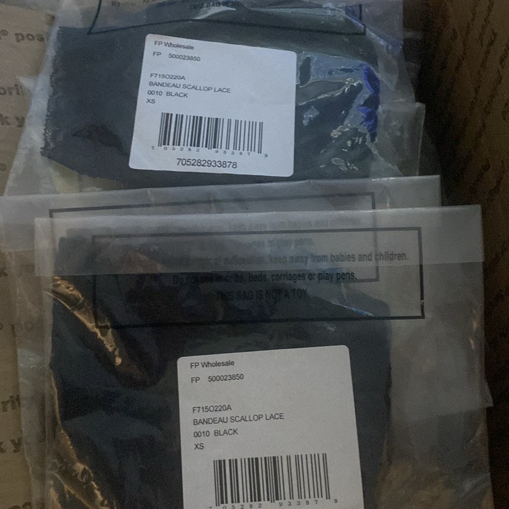 Free people Scallop Lace Bandeau Bralette XS Unpadded Bra - Picture 3 of 3